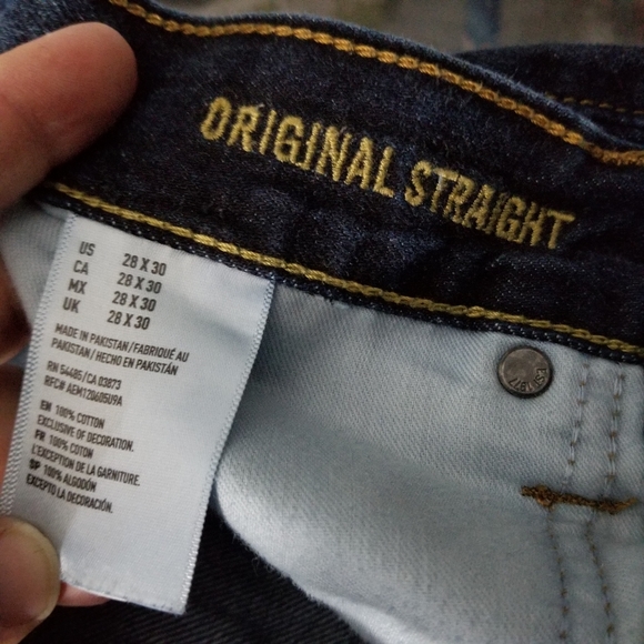 AMERICAN EAGLE | Original Straight dark wash jeans - Picture 7 of 8